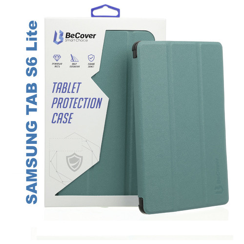 Чохол-книжка BeCover Smart Case для Samsung Galaxy Tab S6 Lite 10.4 P610/P615 Dark Green (705214) фото №5