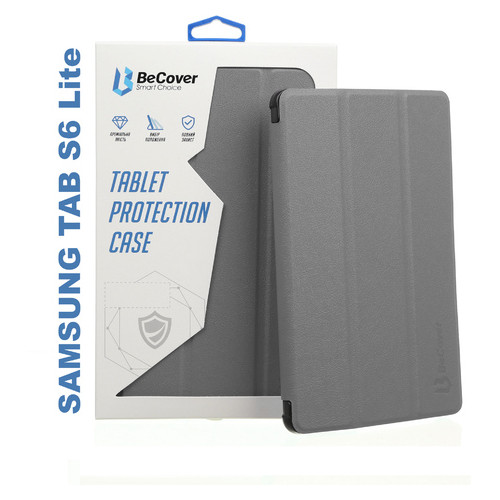Чохол-книжка BeCover Smart Case для Samsung Galaxy Tab S6 Lite 10.4 P610/P615 Gray (705215) фото №6