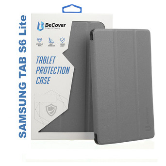 Чохол-книжка BeCover Smart Case для Samsung Galaxy Tab S6 Lite 10.4 P610/P615 Gray (705215) фото №3