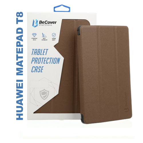 Чохол-книжка BeCover Smart Case для Huawei MatePad T8 Brown (705289) фото №1