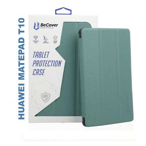 Чохол-книжка BeCover Smart Case Huawei MatePad T10 Dark Green (705391) фото №1