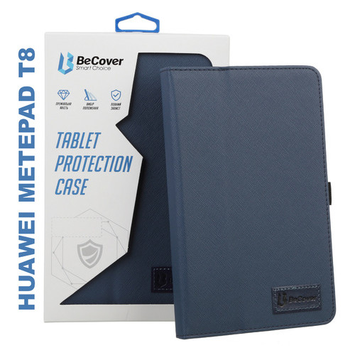 Чохол BeCover Slimbook для Huawei MatePad T8 Deep Blue (705448) фото №1
