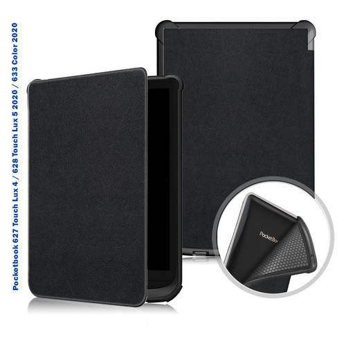 Чохол-книжка BeCover Smart Case для Pocketbook 6 616 / 627 / 628 / 632 / 633 Black (707152) фото №3