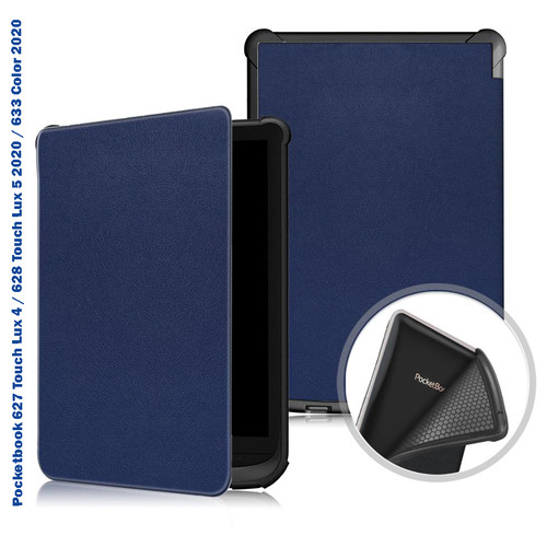 Чохол-книжка BeCover Smart Case для Pocketbook 6 616 / 627 / 628 / 632 / 633 Deep Blue (707153) фото №1