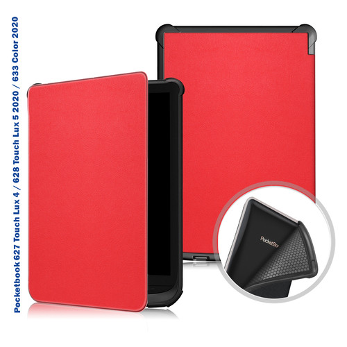 Чохол-книжка BeCover Smart Case для Pocketbook 6 616 / 627 / 628 / 632 / 633 Red (707155) фото №1