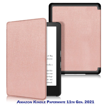 Чохол-книжка BeCover Smart Case для Amazon Kindle Paperwhite 11th Gen. 2021 Rose Gold (707209) фото №13