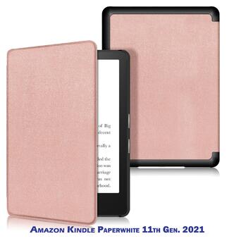 Чохол-книжка BeCover Smart Case для Amazon Kindle Paperwhite 11th Gen. 2021 Rose Gold (707209) фото №3