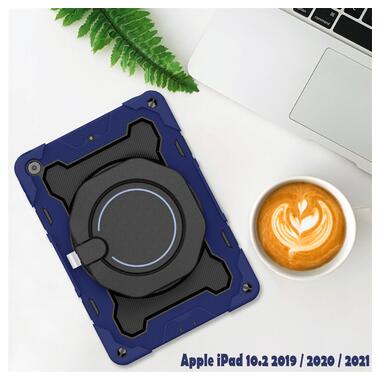 Броньований протиударний чохол-підставка Becover для Apple iPad 10.2 2019/2020/2021 Blue (707235) фото №2