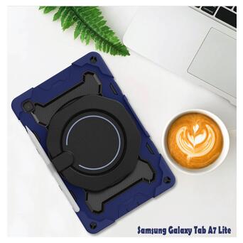 Броньований протиударний чохол-підставка Becover Samsung Galaxy Tab A7 Lite SM-T220 / SM-T225 Blue (707240) фото №1