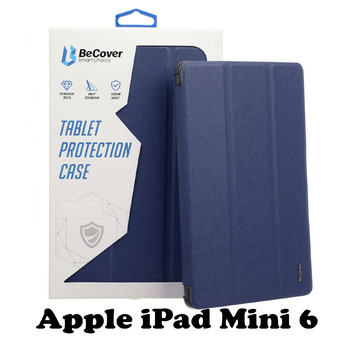 Силіконовий чохол-книжка BeCover для Apple iPad Mini 6 Deep Blue (707520) фото №7