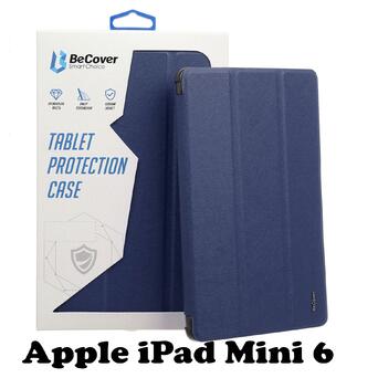 Силіконовий чохол-книжка BeCover для Apple iPad Mini 6 Deep Blue (707520) фото №3