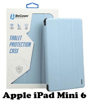 Силіконовий чохол-книжка BeCover для Apple iPad Mini 6 Light Blue (707523) фото №3