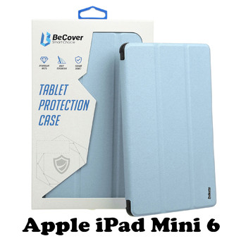Силіконовий чохол-книжка BeCover для Apple iPad Mini 6 Light Blue (707523) фото №7