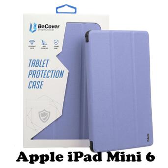 Силиконовый чохол-книжка BeCover для Apple iPad Mini 6 Purple (707524) фото №1
