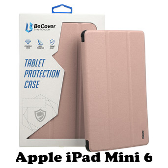 Силіконовий чохол-книжка BeCover для Apple iPad Mini 6 Rose Gold (707526) фото №7
