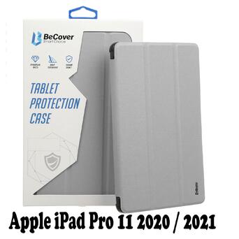 Силіконовий чохол-книжка BeCover для Apple iPad Pro 11 2020 / 2021 Gray (707512) фото №3