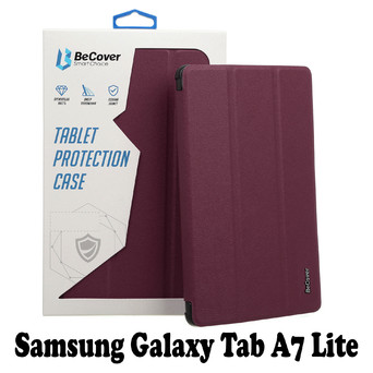 Чохол-книжка BeCover Smart Case для Samsung Galaxy Tab A7 Lite SM-T220 / SM-T225 Red Wine (707591) фото №5