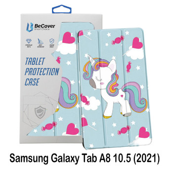 Чохол-книжка BeCover Smart Case для Samsung Galaxy Tab A8 10.5 (2021) SM-X200 / SM-X205 Unicorn (707578) фото №3