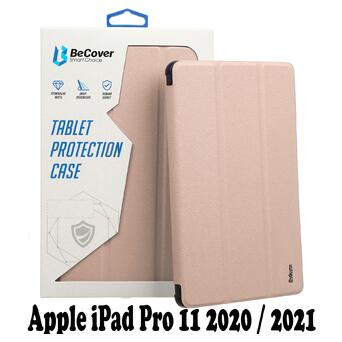 Чохол-книжка з кріпленням Soft TPU BeCover Apple Pencil для Apple iPad Pro 11 2020 / 2021 Pink (707540) фото №1