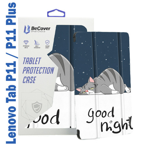 Чехол-книжка BeCover Smart Case для Lenovo Tab P11 / P11 Plus Good Night (708072) фото №3