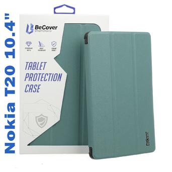 Чохол-книжка BeCover Smart Case для Nokia T20 10.4 Dark Green (708043) фото №9