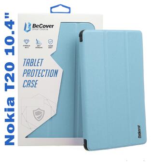 Чохол-книжка BeCover Smart Case для Nokia T20 10.4 Light Blue (708051) фото №9