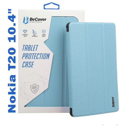 Чохол-книжка BeCover Smart Case для Nokia T20 10.4 Light Blue (708051) фото №8