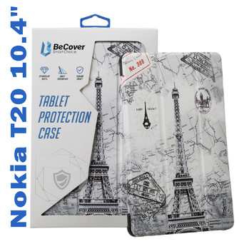 Чохол-книжка BeCover Smart Case для Nokia T20 10.4 Paris (708059) фото №2
