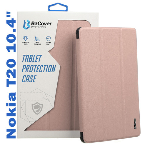 Чохол-книжка BeCover Smart Case для Nokia T20 10.4 Rose Gold (708052) фото №1