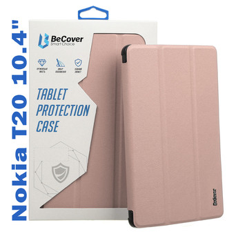 Чохол-книжка BeCover Smart Case для Nokia T20 10.4 Rose Gold (708052) фото №3
