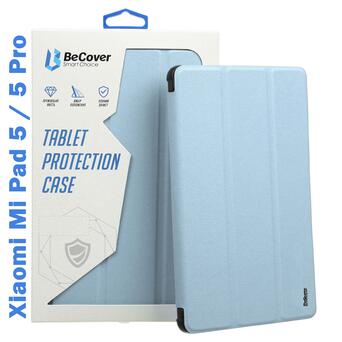 Чохол-книжка Soft Edge BeCover з кріпленням Apple Pencil для Xiaomi Mi Pad 5/5 Pro Light Blue (708365) фото №2