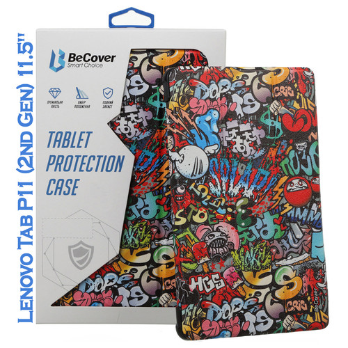 Чохол-книжка BeCover Smart Case Lenovo Tab P11 (2nd Gen) (TB-350FU/TB-350XU) 11.5 Graffiti (708690) фото №3