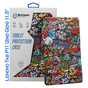Чохол-книжка BeCover Smart Case Lenovo Tab P11 (2nd Gen) (TB-350FU/TB-350XU) 11.5 Graffiti (708690) фото №4