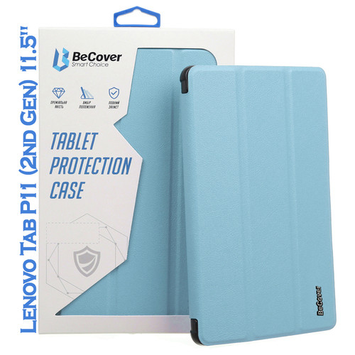 Чохол-книжка BeCover Smart Case Lenovo Tab P11 (2 Gen) (TB-350FU/TB-350XU) 11.5 Light Blue (708681) фото №3
