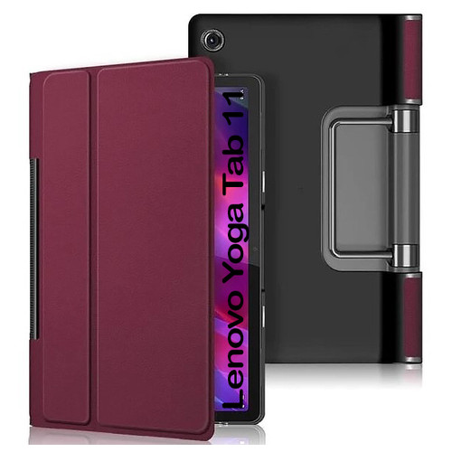 Чохол-книжка BeCover Smart Case Lenovo Yoga Tab 11 YT-706F Red Wine (708719) фото №3