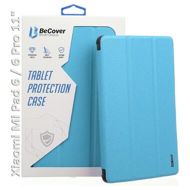 Чохол-книжка TPU Edge BeCover з кріпленням стілусу Xiaomi Mi Pad 6/6 Pro 11 Blue (709559) фото №1