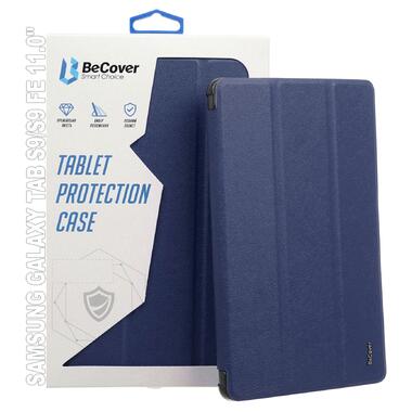 Чохол-книжка BeCover Smart Case Samsung Galaxy Tab S9 (SM-X710/SM-X716)/S9 FE (SM-X510/SM-X516B) 11.0 Deep Blue (709891) фото №1