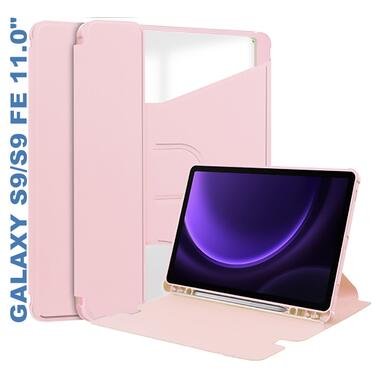 Чохол BeCover 360° Rotatable Samsung Galaxy Tab S9 (SM-X710/SM-X716)/S9 FE (SM-X510/SM-X516B) 11.0 Pink (710436) фото №1