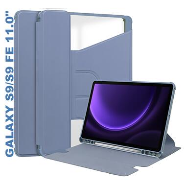 Чохол BeCover 360° Rotatable Samsung Galaxy Tab S9 (SM-X710/SM-X716)/S9 FE (SM-X510/SM-X516B) 11.0 Purple (710437) фото №1