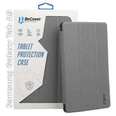 Чохол-книжка BeCover Smart Case Samsung Galaxy Tab A9 SM-X115 8.7 Gray (709909) фото №1