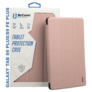 Чохол-книжка BeCover Smart Case Samsung Galaxy Tab S9 Plus (SM-X810/SM-X816)/S9 FE Plus (SM-X610/SM-X616) 12.4 Rose Gold (710326) фото №1