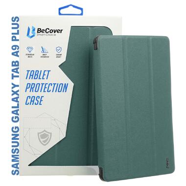 Чохол-книжка BeCover Flexible TPU Mate Samsung Galaxy Tab A9 Plus SM-X210/SM-X215/SM-X216 11.0 Dark Green (710343) фото №1