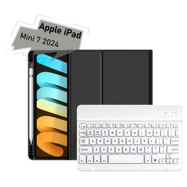 Чехол-книжка с беспроводной клавиатурой BeCover Apple iPad Mini 7 2024 Black (712992) фото №1