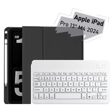 Чехол-книжка с беспроводной клавиатурой BeCover Apple iPad Pro 13 M4 2024 Black (713003) фото №1