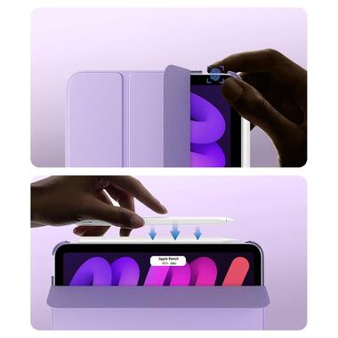 Чехол-книжка BeCover Tri Fold Hard Apple iPad Mini 7 2024 Purple (712455) фото №3