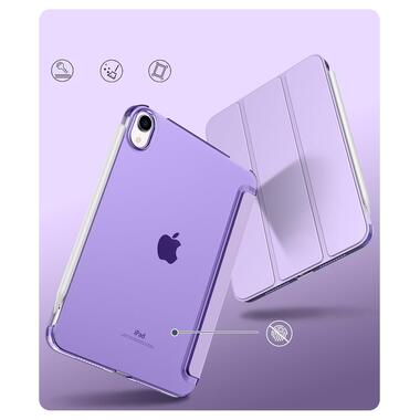 Чехол-книжка BeCover Tri Fold Hard Apple iPad Mini 7 2024 Purple (712455) фото №2