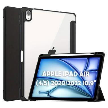 Чехол-книжка BeCover Soft Edge TPU с креплением Apple Pencil Apple iPad Air (4/5) 2020/2022 10.9 Black (711696) фото №1