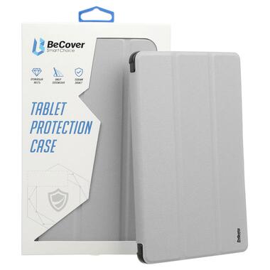 Чехол-книжка BeCover Soft Edge TPU с креплением Apple Pencil Apple iPad Air (4/5) 2020/2022 10.9 Gray (711699) фото №1