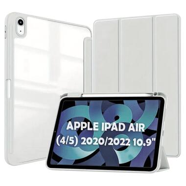 Чехол-книжка BeCover Soft Edge TPU с креплением Apple Pencil Apple iPad Air (4/5) 2020/2022 10.9 Gray (711699) фото №2