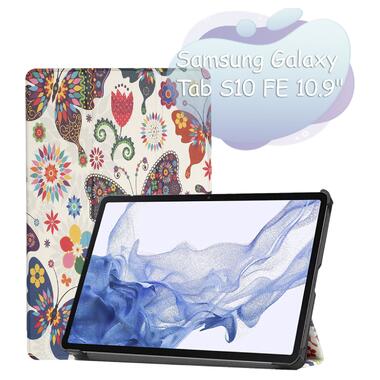 Чехол-книжка BeCover Smart Case Samsung Galaxy Tab S10 FE (SM-X520/SM-X526) 10.9 Butterfly (713283) фото №1